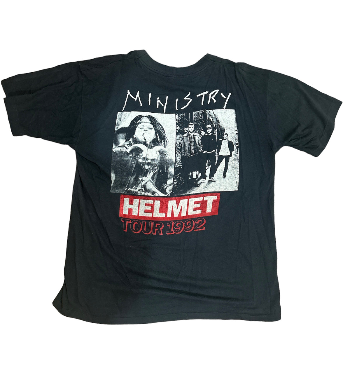 Vintage 1992 Ministry / Helmet Bootleg Tour Tee