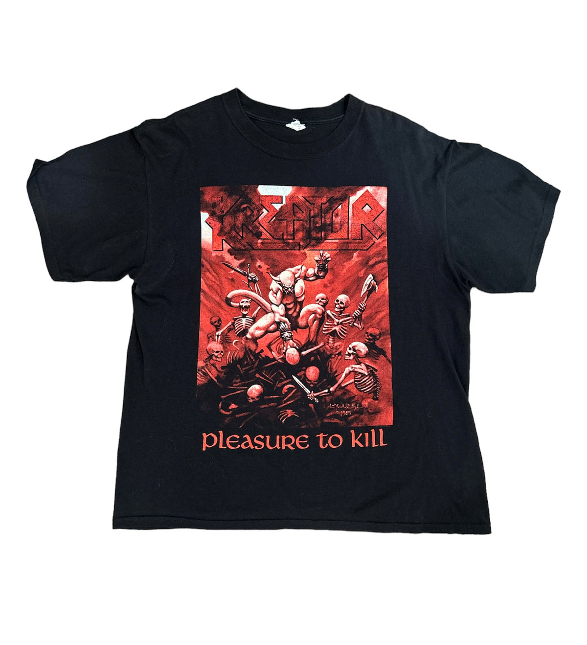 Vintage 2002 Kreator Pleasure to Kill Tee
