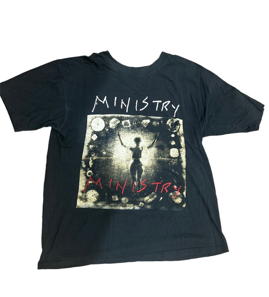 Vintage 1992 Ministry / Helmet Bootleg Tour Tee